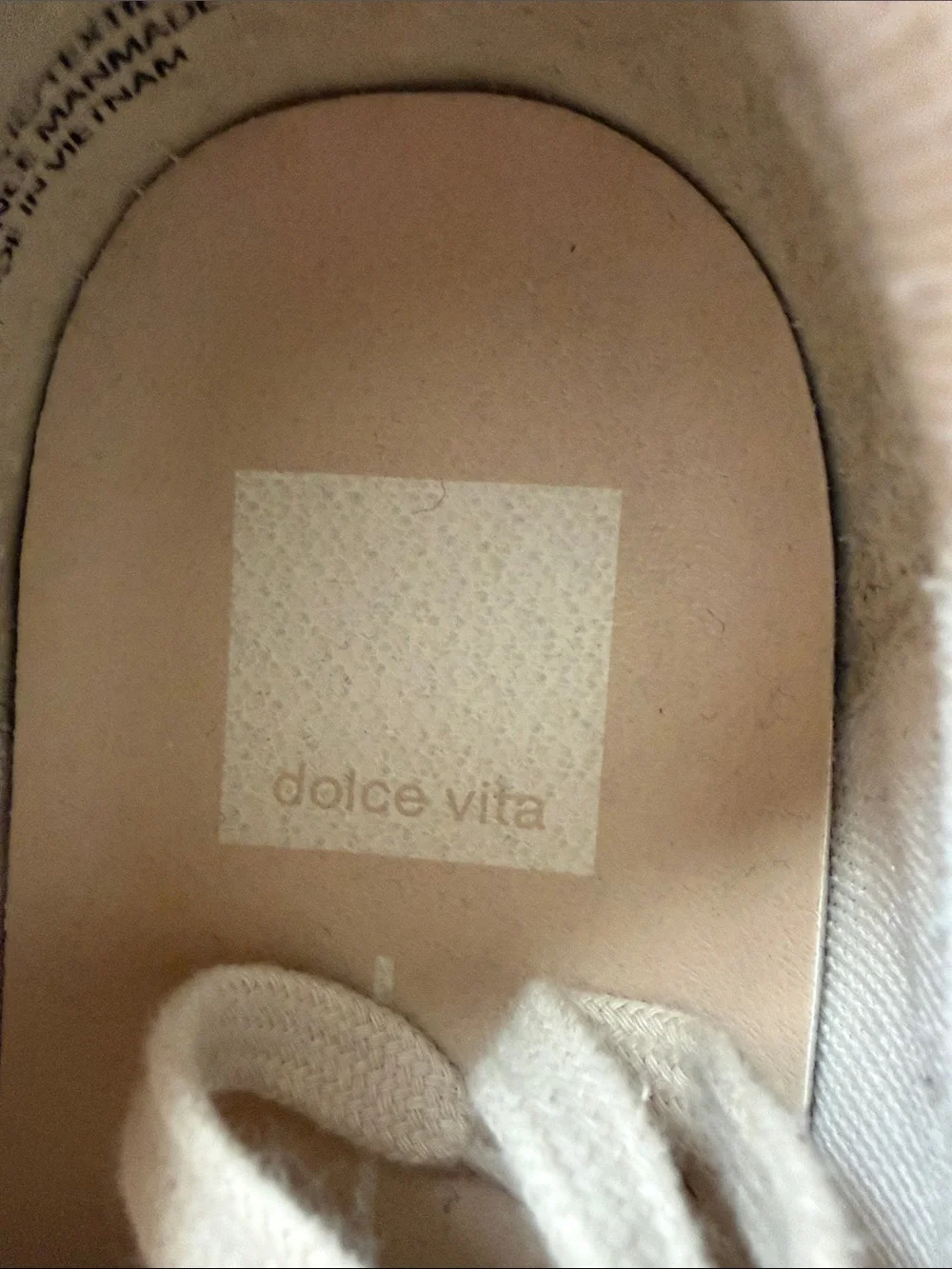 Dolce Vita Cream Platform Sneakers with Woven Upper